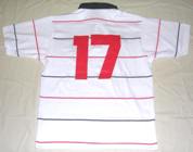 Polo Rugby Bologna Bianca Retro